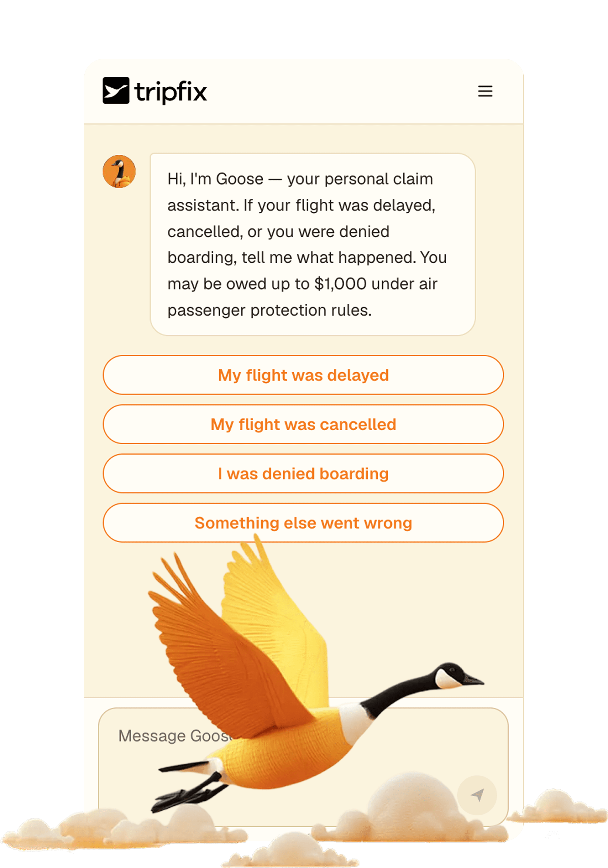 TripFix mobile app